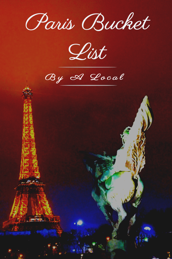 Paris bucket list 
